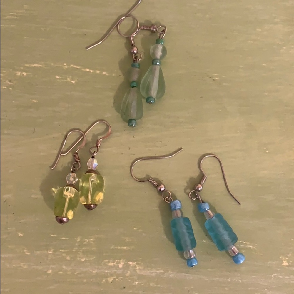 Beaded wire earrings bundle